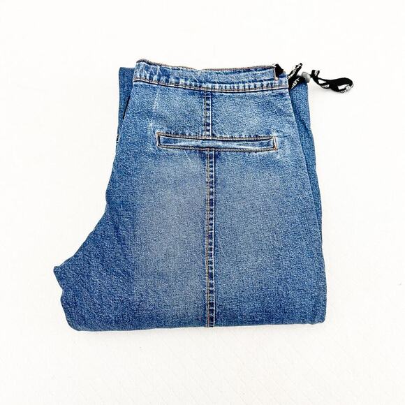 Marithe Francois Girbaud Cargo Pant Y2K Vintage Denim Jeans Wide Leg Size 30 - Picture 1 of 10